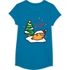 image:imageGudetama Mehrry Gudemas Christmas Tee Shirt TShirtSapphire Blue
