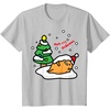 image:imageGudetama Mehrry Gudemas Christmas Tee Shirt TShirtSilver Grey