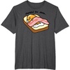 image:imageGudetama Thankful for Sleep Toasty TShirtDark Heather Grey