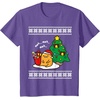 image:imageGudetama Ugly Christmas Sweater Tee TShirtPurple Heather