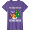 image:imageGudetama Ugly Christmas Sweater Tee TShirtPurple Heather