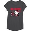 image:imageHello Kitty Be Mine Chocolates Valentines TShirtDark Heather Grey