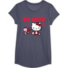 image:imageHello Kitty Be Mine Chocolates Valentines TShirtHeather Blue