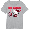 image:imageHello Kitty Be Mine Chocolates Valentines TShirtHeather Grey