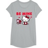 image:imageHello Kitty Be Mine Chocolates Valentines TShirtHeather Grey