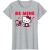 image:imageHello Kitty Be Mine Chocolates Valentines TShirtHeather Grey