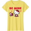 image:imageHello Kitty Be Mine Chocolates Valentines TShirtLemon Yellow