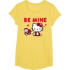 image:imageHello Kitty Be Mine Chocolates Valentines TShirtLemon Yellow