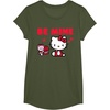 image:imageHello Kitty Be Mine Chocolates Valentines TShirtOlive Green