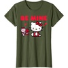 image:imageHello Kitty Be Mine Chocolates Valentines TShirtOlive Green
