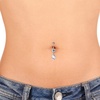 image:imageHello Kitty Belly Button Ring 14g Stainless Steel Kawaii Belly Button Piercing Jewelry Sanrio Official LicenseHello Kitty Dangling