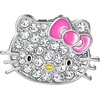 image:imageHello Kitty Belly Button Ring 14g Stainless Steel Kawaii Belly Button Piercing Jewelry Sanrio Official LicenseHello Kitty Pave Crystal Face