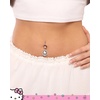 image:imageHello Kitty Belly Button Ring 14g Stainless Steel Kawaii Belly Button Piercing Jewelry Sanrio Official LicenseHello Kitty Pave Crystal Ring