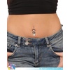 image:imageHello Kitty Belly Button Ring 14g Stainless Steel Kawaii Belly Button Piercing Jewelry Sanrio Official LicenseKuromi
