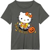 image:imageHello Kitty Candy Corn Cutie Halloween TShirtAsphalt Grey