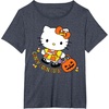 image:imageHello Kitty Candy Corn Cutie Halloween TShirtHeather Blue