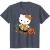 image:imageHello Kitty Candy Corn Cutie Halloween TShirtHeather Blue