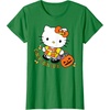 image:imageHello Kitty Candy Corn Cutie Halloween TShirtKelly Green