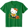 image:imageHello Kitty Candy Corn Cutie Halloween TShirtKelly Green
