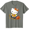image:imageHello Kitty Candy Corn Cutie Halloween TShirtOlive Heather