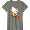 image:imageHello Kitty Candy Corn Cutie Halloween TShirtOlive Heather