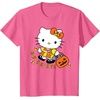 image:imageHello Kitty Candy Corn Cutie Halloween TShirtPink Heather