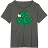 image:imageHello Kitty Clover amp Bows Saint Patricks Day TShirtAsphalt Grey