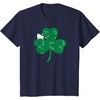 image:imageHello Kitty Clover amp Bows Saint Patricks Day TShirtNavy Blue