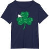 image:imageHello Kitty Clover amp Bows Saint Patricks Day TShirtNavy Blue