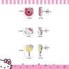 image:imageHello Kitty Earrings Set  Official License 3Pack Stud Earrings  Hello Kitty Stuff from SanrioHello Kitty Pink and Yellow