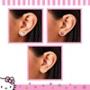 image:imageHello Kitty Earrings Set  Official License 3Pack Stud Earrings  Hello Kitty Stuff from SanrioHello Kitty Pink and Yellow