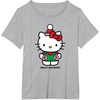 image:imageHello Kitty Hello Holidays Christmas Tee Shirt TShirtHeather Grey
