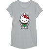 image:imageHello Kitty Hello Holidays Christmas Tee Shirt TShirtHeather Grey