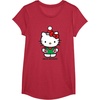 image:imageHello Kitty Hello Holidays Christmas Tee Shirt TShirtRed Heather