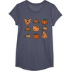 image:imageHello Kitty My Melody Kuromi Pumpkins Halloween TShirtHeather Blue