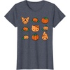 image:imageHello Kitty My Melody Kuromi Pumpkins Halloween TShirtHeather Blue