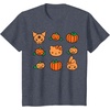 image:imageHello Kitty My Melody Kuromi Pumpkins Halloween TShirtHeather Blue