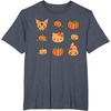 image:imageHello Kitty My Melody Kuromi Pumpkins Halloween TShirtHeather Blue