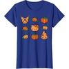image:imageHello Kitty My Melody Kuromi Pumpkins Halloween TShirtRoyal Blue
