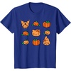 image:imageHello Kitty My Melody Kuromi Pumpkins Halloween TShirtRoyal Blue