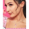 image:imageHello Kitty Sanrio Apple Head Necklace for Women 162 Silver Flash Plated Necklace Official License