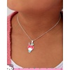 image:imageHello Kitty Sanrio Apple Head Necklace for Women 162 Silver Flash Plated Necklace Official License