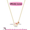 image:imageHello Kitty Sanrio Gifts Birthstone Necklace 18 18kt Gold FlashPlated Necklace Jewelry Official LicenseJuneLight Peach