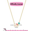 image:imageHello Kitty Sanrio Gifts Birthstone Necklace 18 18kt Gold FlashPlated Necklace Jewelry Official LicenseMarchAquamarine Blue