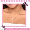 image:imageHello Kitty Sanrio Gifts Birthstone Necklace 18 18kt Gold FlashPlated Necklace Jewelry Official LicenseSeptemberSaphire Blue
