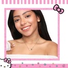 image:imageHello Kitty Sanrio Gifts Birthstone Necklace 18 18kt Gold FlashPlated Necklace Jewelry Official LicenseSeptemberSaphire Blue