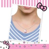 image:imageHello Kitty Sanrio Necklace Official License  Silver Plated Necklace with Enamel and Red Crystal Pendant