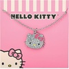 image:imageHello Kitty Sanrio Pave Crystal Pendant Necklace for Women Official License 163 Sparkly Necklace with Enamel PlatingSilver