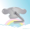 image:imageHello Kitty Sanrio Womens Cinnamoroll Nose Stud  316L Stainless Steel LBend Nose Ring L Shaped  Officially LicensedCinnamoroll White