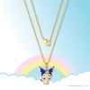 image:imageHello Kitty Sanrio Womens Kuromi Necklace Collection  Silver and 18kt FlashPlated with Crystal amp Enamel Pendants Officially LicensedKuromi